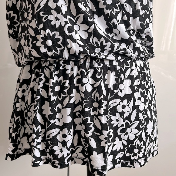 MICHAEL KORS NWOT Chain Strap Floral Cotton Dressy Tank Top, Size M - Picture 3 of 11